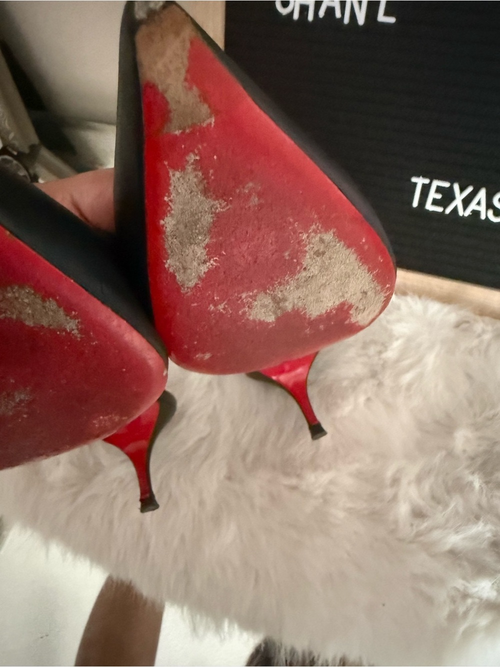 Christian Louboutin Black sporty Kate sling back - Picture 8 of 9